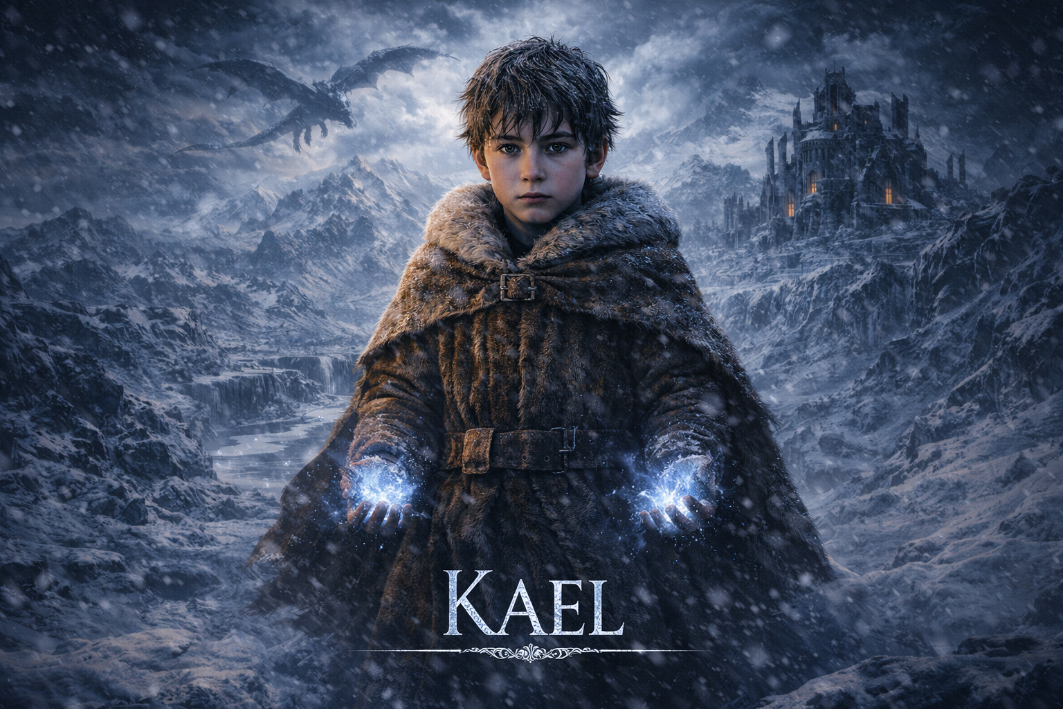 kael character from the Echoes of Frozen Thrones fantasy world