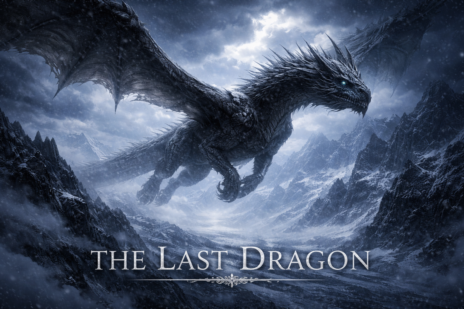 Last Dragon character from the Echoes of Frozen Thrones fantasy world