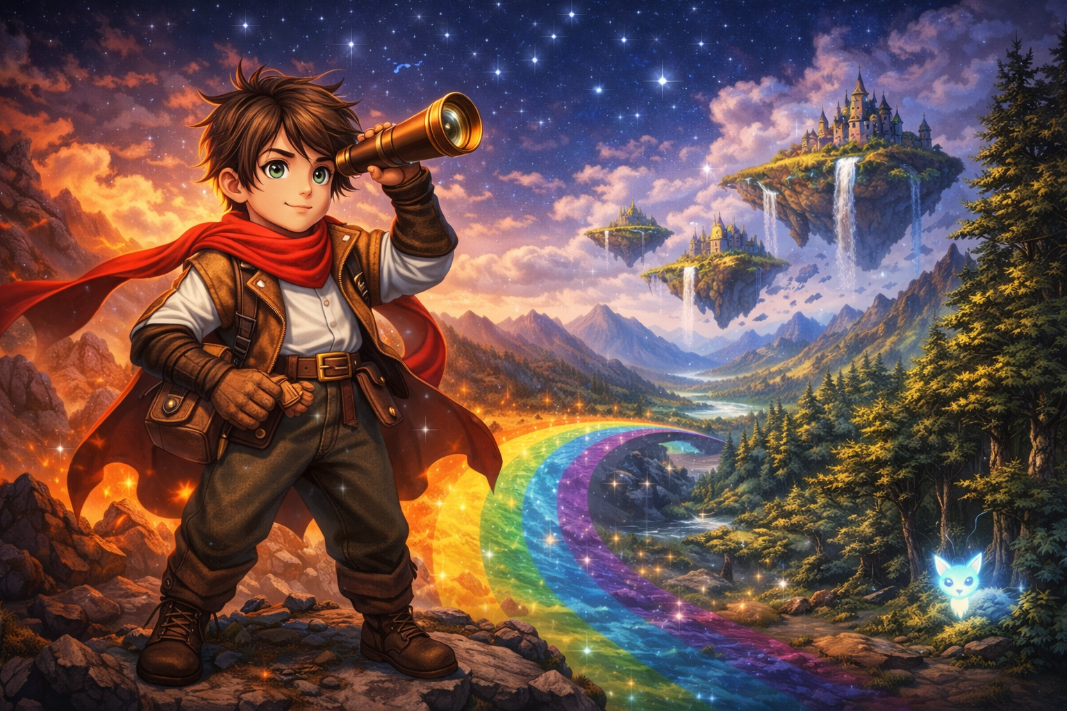 Arin Starfinder character from the Starlight Adventure fantasy world